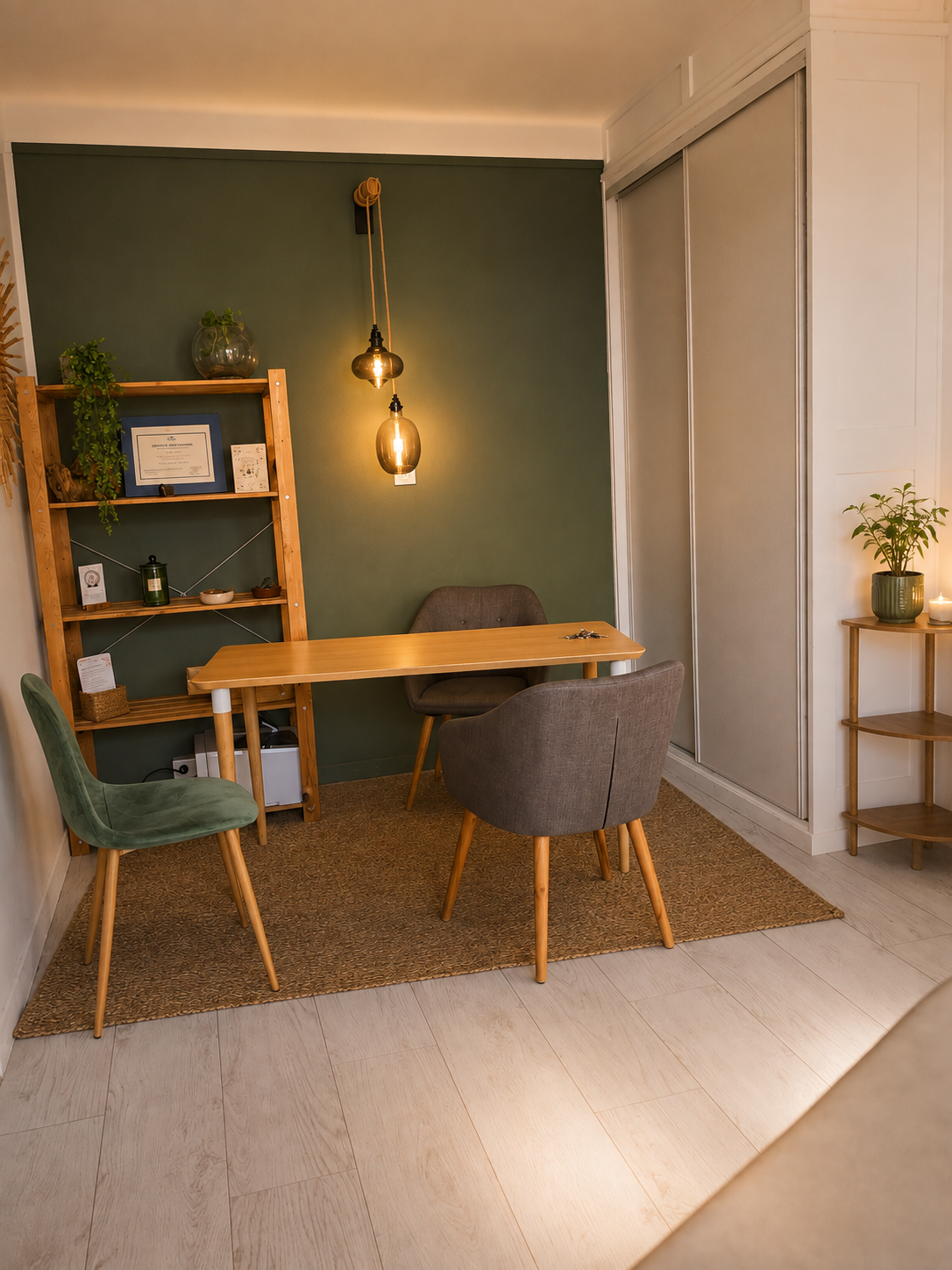 Le cabinet de musicothérapie d'Anne Garnerie, au Centre Epione à Cannes
